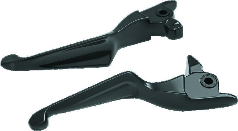 Kuryakyn Boss Blades Lever Set 17-20 Touring Gloss Black