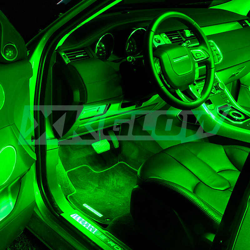 XKGLOW XK Glow Single Color XKGLOW UnderglowLED Accent Light Car/Truck Kit Green - 4x8In