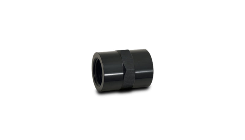Vibrant 1/8in NPT Female Pipe Coupler Fitting - Aluminum