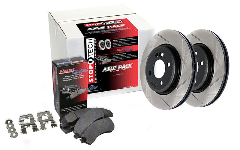Stoptech Street Axle Pack, Slotted, Front