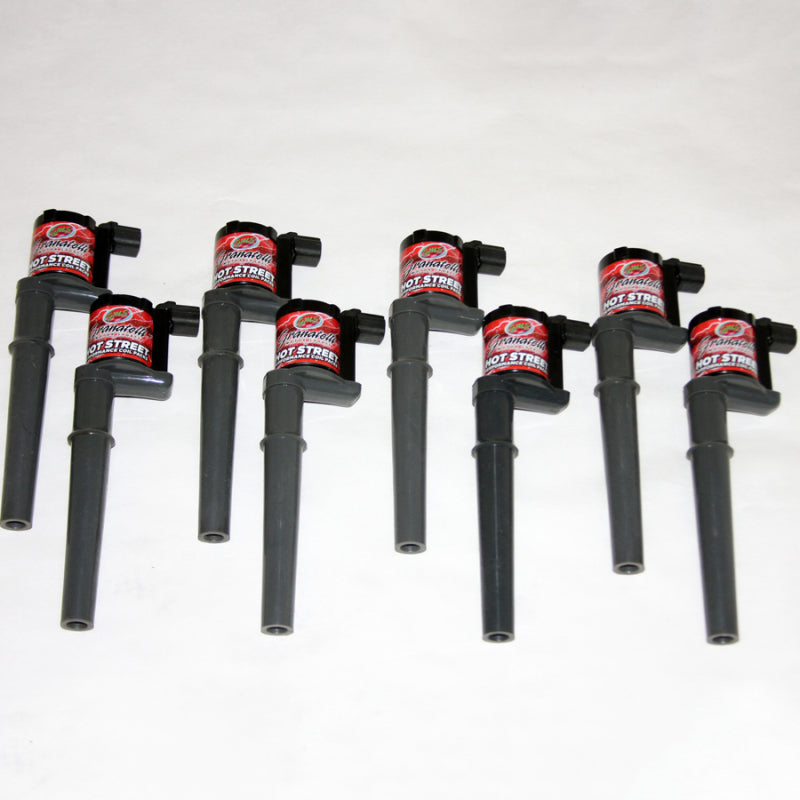 Granatelli Motor Sports Granatelli 99-14 Ford 4.6L/5.4L/5.8L 4V Hot Street Coil Packs - Black (Set of 8)