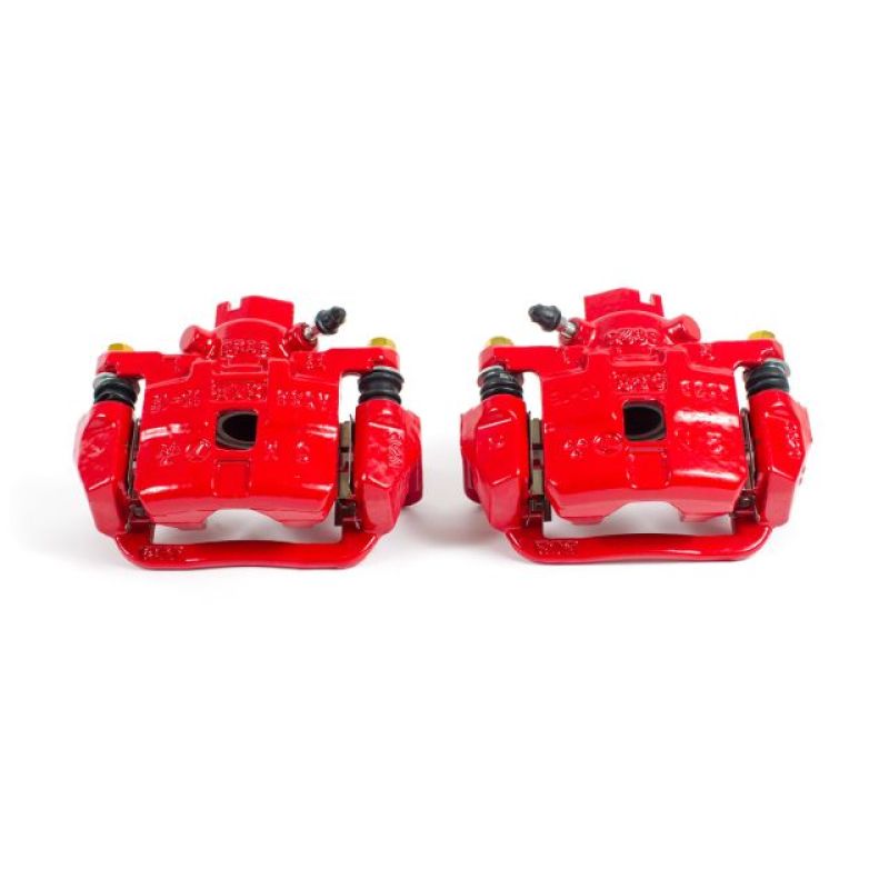 PowerStop Power Stop 03-06 Subaru Baja Rear Red Calipers w/Brackets - Pair