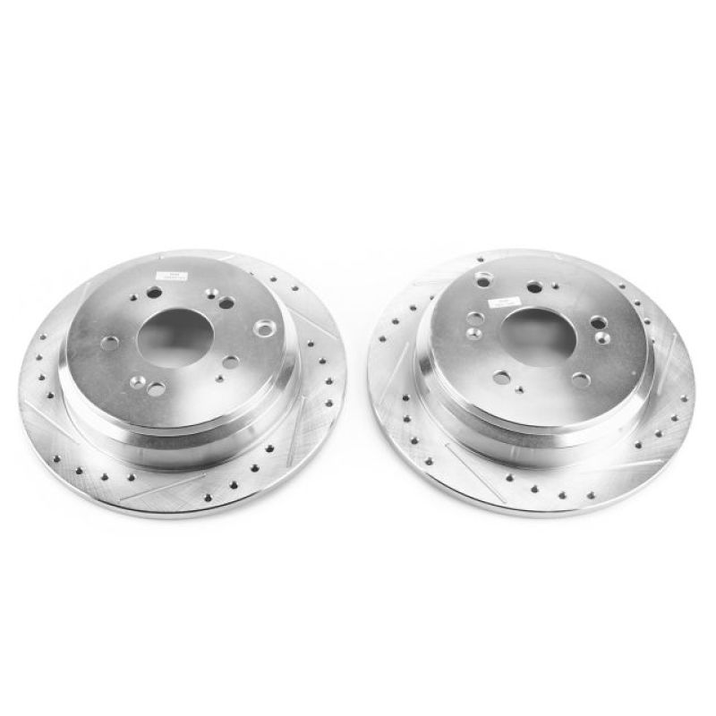 PowerStop Power Stop 05-10 Honda Odyssey Rear Evolution Drilled & Slotted Rotors - Pair