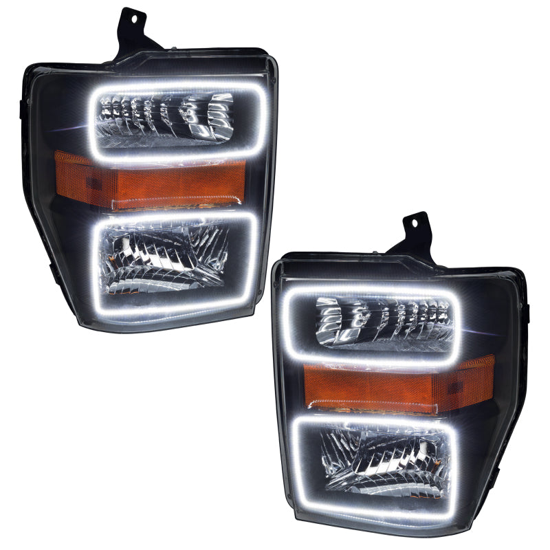 ORACLE Lighting Oracle 08-10 Ford F250/350 LED HL - Black - White