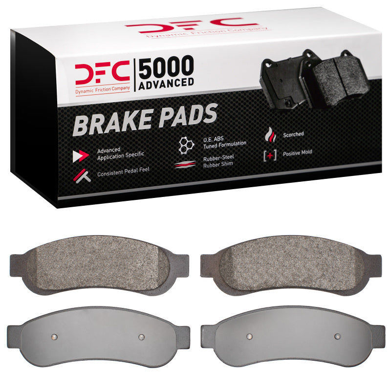 DFC 10-12 Ford F-250 4WD (Super Duty) Rear 5000 Advanced Semi Metallic Brake Pads