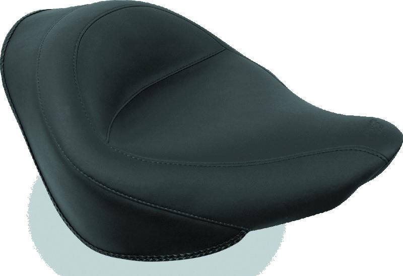 Mustang Motorcycle Mustang 06-17 Harley Softail Wide Tire (200mm) Wide Touring Solo Seat - Black