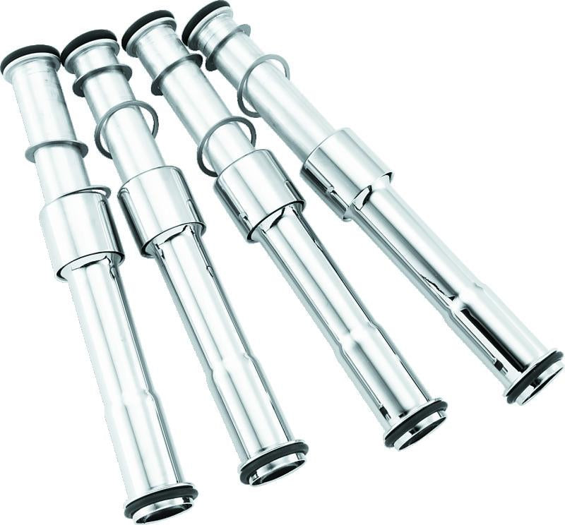 S&S Cycle 2017+ M8 Models Pushrod Cover Kit - Chrome