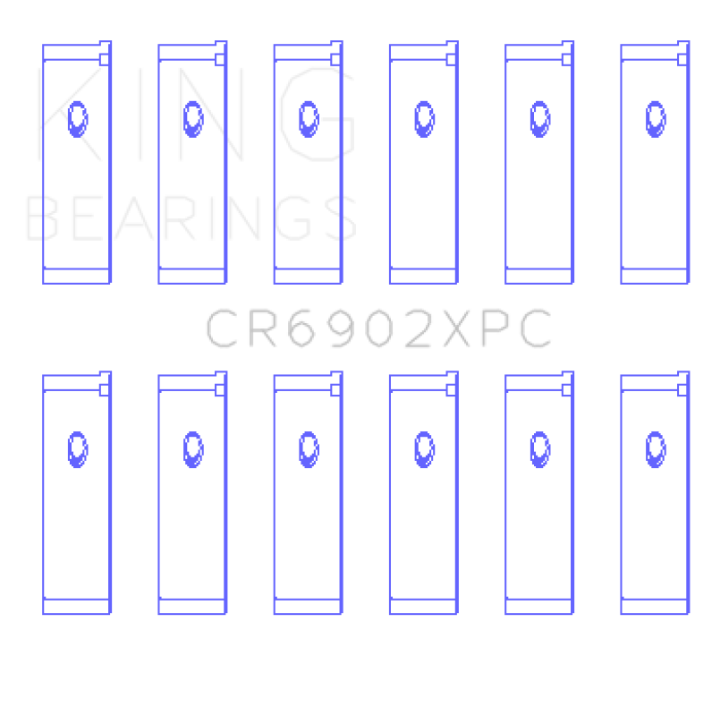 King Engine Bearings Nissan VQ35HR/VQ37VHR/VR30DTT pMaxKote Rod Bearing Set - Size STD