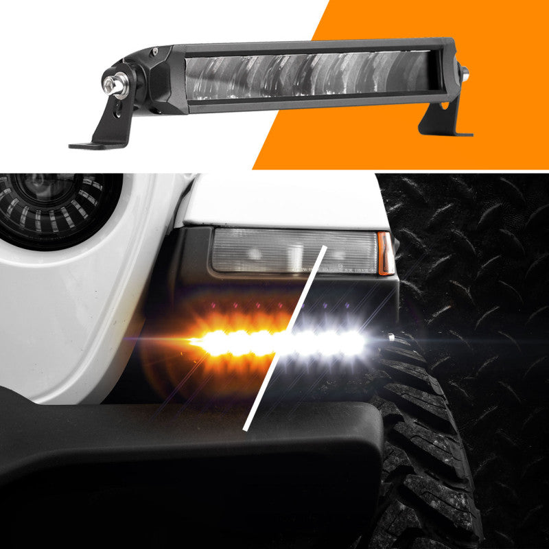 XKGLOW XK Glow Razor Light Bar Fog+Strobe No Wire & Switch 6in