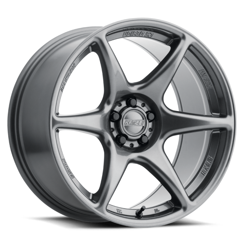 Kansei K11G Tandem 15x8in / 4x100 BP / 25mm Offset / 73.1mm Bore - Gunmetal