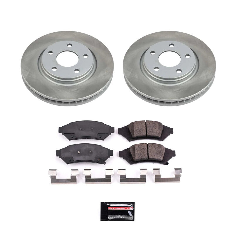 PowerStop Power Stop 04-07 Saturn Ion Rear Semi-Coated Rotor Kit