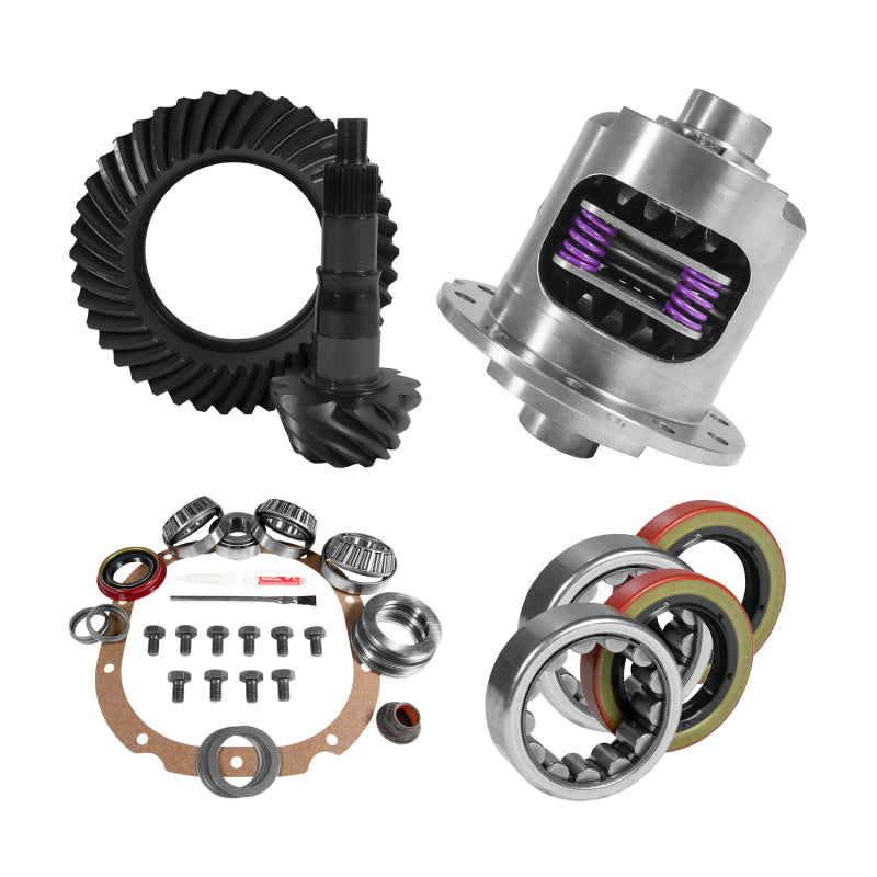 Yukon Gear & Axle Yukon 8.8in Ford 4.88 Rear Ring & Pinion Install Kit 31 Spline Positraction 2.53in Axle Bearings