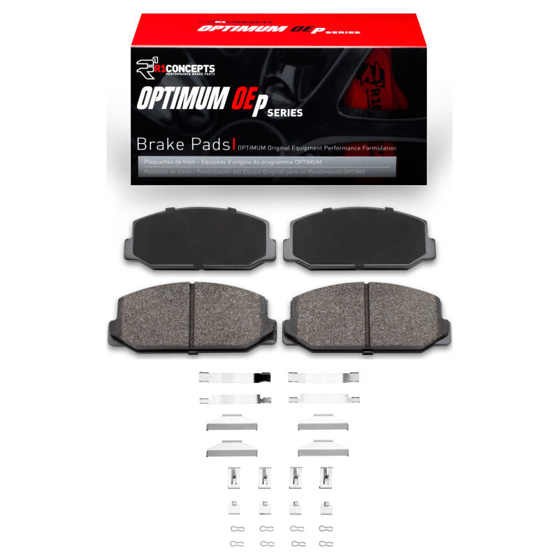 R1 Concepts R1 70-75 Toyota CORONA Front Optimum OE Pads & Hardware Kit