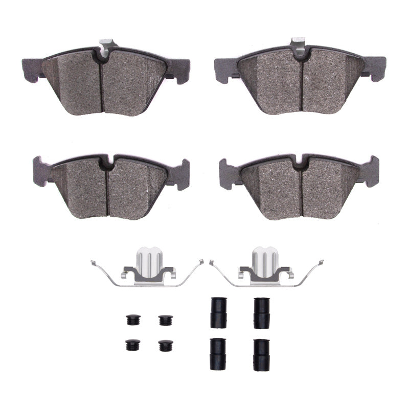 R1 Concepts R1 04-10 BMW 525I (Mexico) Front Euro Ceramic Brake Pads and Hardware Kit