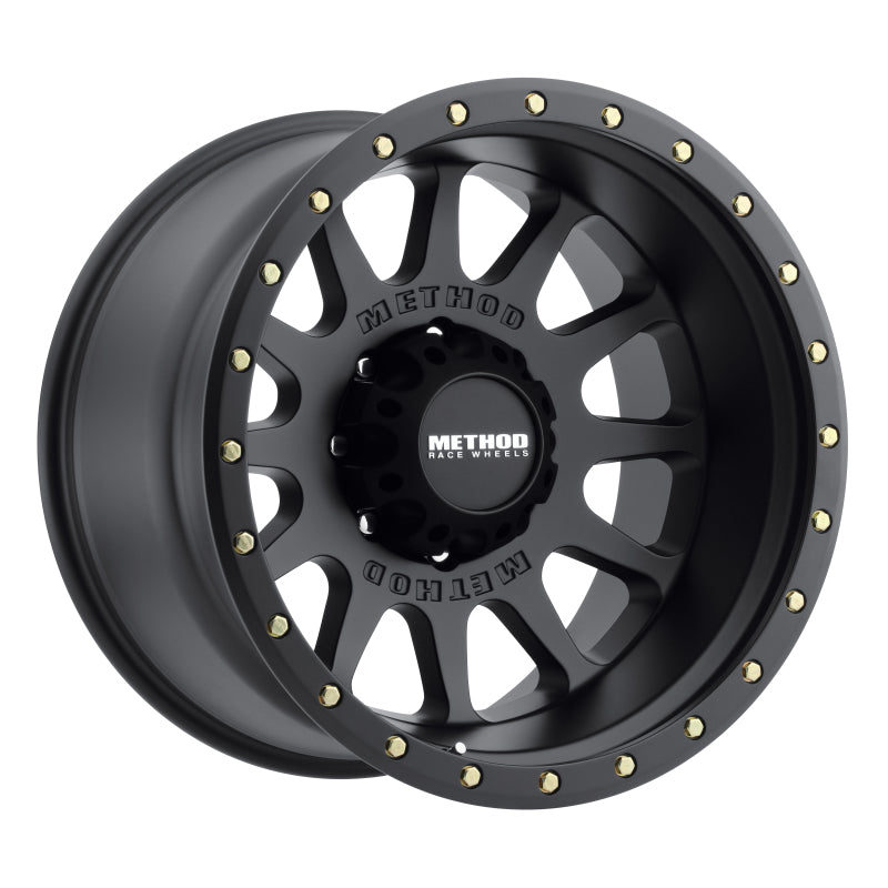 Method Wheels Method MR605 NV 20x10 -24mm Offset 8x6.5 121.3mm CB Matte Black Wheel