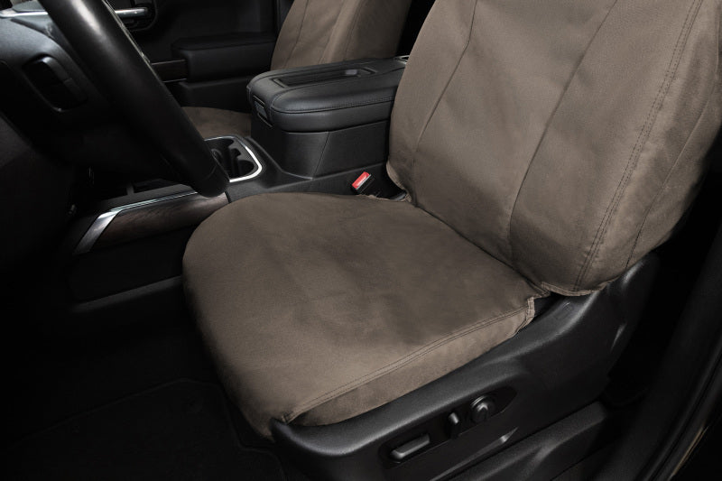 Covercraft 07-13 GMC Sierra Waterproof Polyester SeatSaver Custom Second Row Seat Covers - Taupe