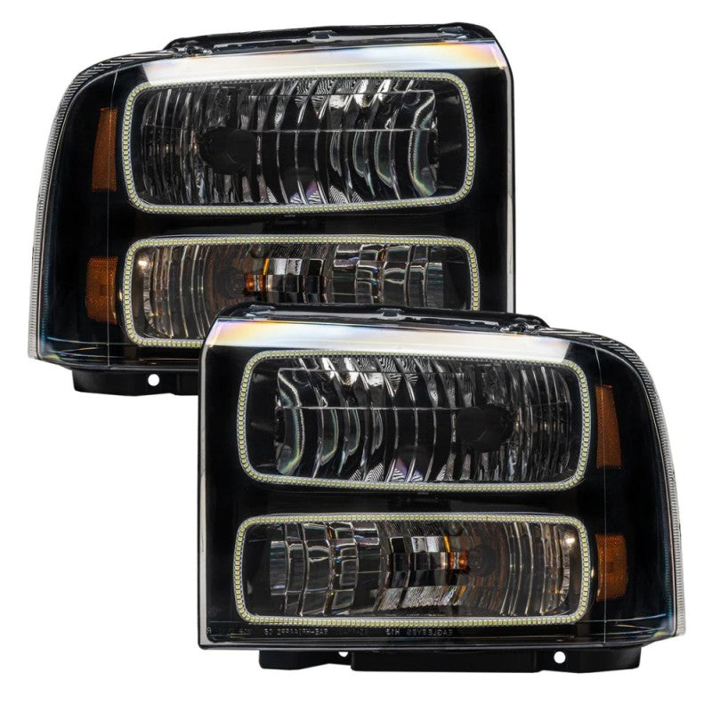 ORACLE Lighting Oracle 05-07 Ford F-250/350 SMD HL - Black - ColorSHIFT w/ BC1 Controller