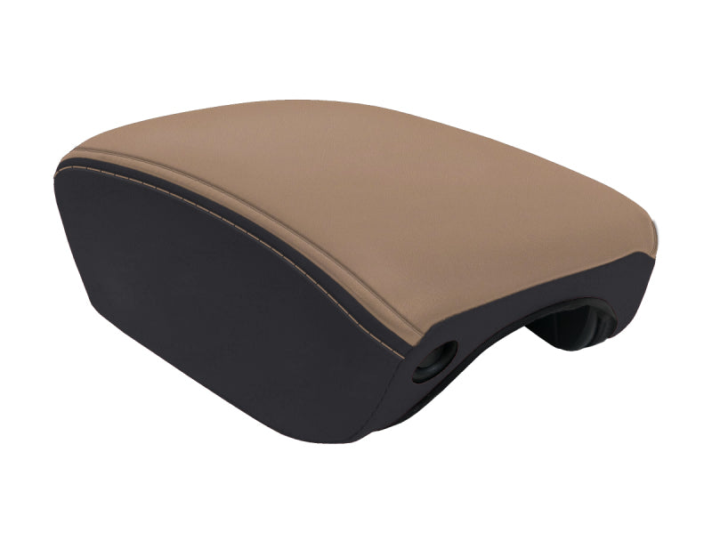 PRP Seats PRP 2018+ Jeep Wrangler JL / Jeep Gladiator JT Center Console Cover - Black/Tan