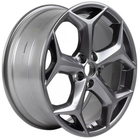 GENUINE FORD 1887556 FOCUS MK3 18" ALLOY WHEEL 5 SPOKE Y DESIGN ROCK METALLIC