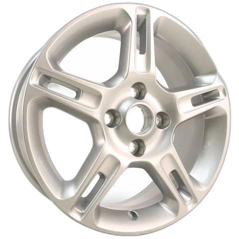 GENUINE FORD 2237329 FIESTA ALLOY WHEEL 16" 5 X 2-SPOKE DESIGN, SILVER, 2008 - 2012