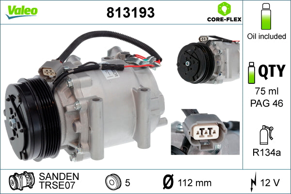 VALEO VAL813193 Air Conditioning Compressor