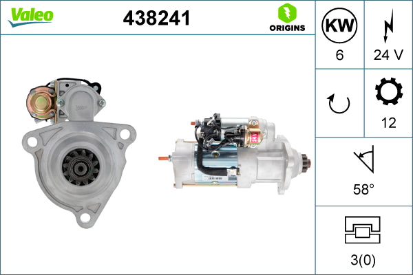 VALEO VAL438241 Starter