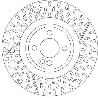 TRW MOTO DF6930S Brake Disc