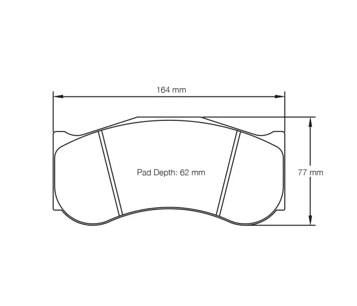 Pagid S2017L2EB01 Brake Pad S2017 RSL 2E (bedded)