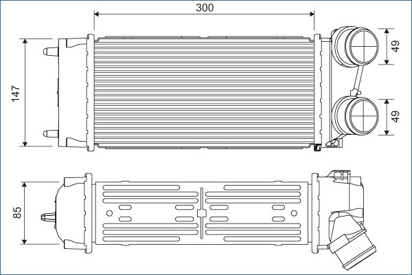 VALEO VAL817845 Charge Air Cooler