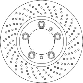 TRW MOTO DF6779S Brake Disc