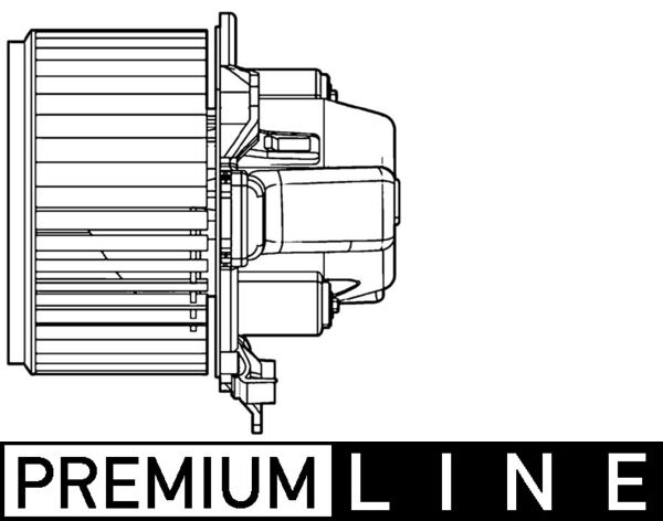 Mahle AB108000P - Interior Blower