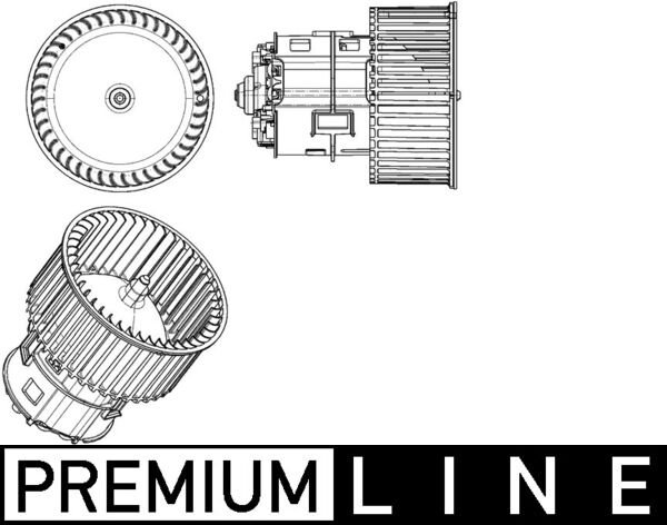 Mahle AB182000P - Interior Blower