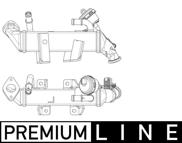 Mahle CE19000P - Cooler, exhaust gas recirculation