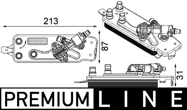 Mahle CLC90000P - Oil Cooler, automatic transmission