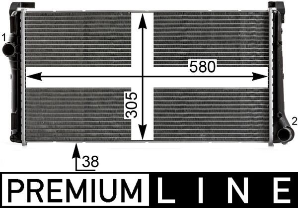 Mahle CR1995000P - Radiator, engine cooling