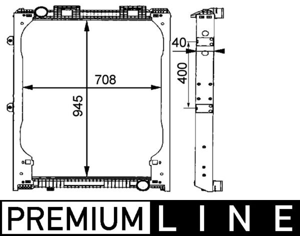 Mahle CR685000P - Radiator, engine cooling