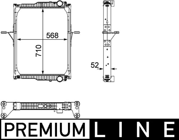 Mahle CR822000P - Radiator, engine cooling