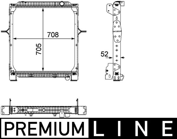 Mahle CR894000P - Radiator, engine cooling