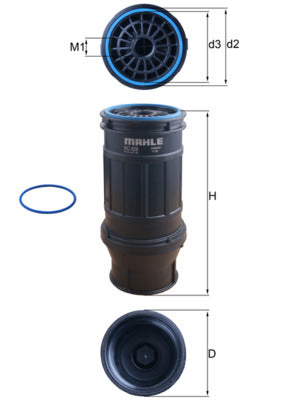 Mahle KC629D - Fuel Filter