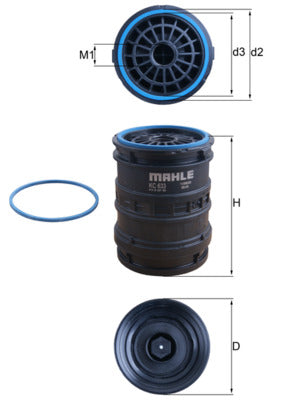 Mahle KC633D - Fuel Filter
