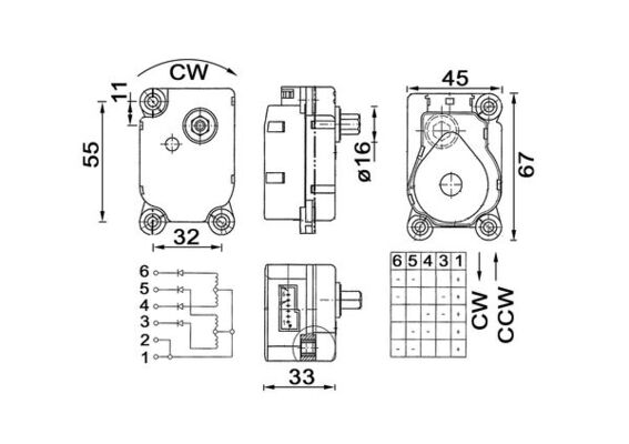 Mahle AA20000P - Actuator, blending flap