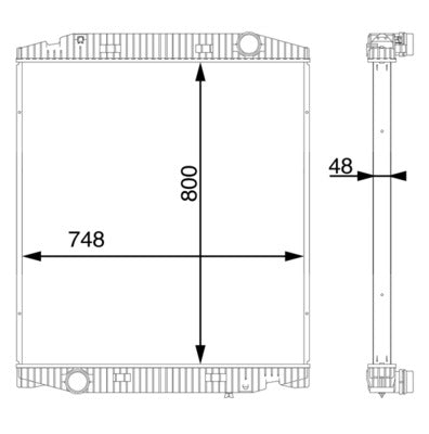 Mahle CR113000S - Radiator, engine cooling