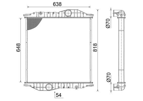 Mahle CR2586000S - Radiator, engine cooling