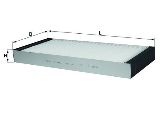 Mahle LA67 - Filter, cabin air