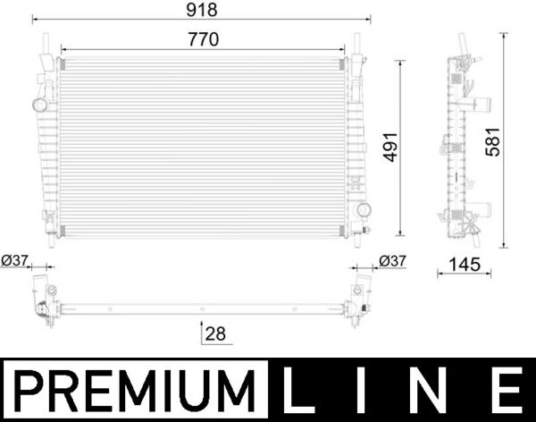 Mahle CR2589000P - Radiator, engine cooling