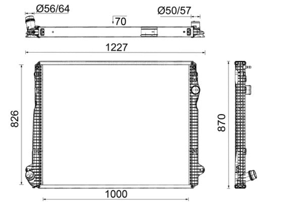 Mahle CR2452000P - Radiator, engine cooling