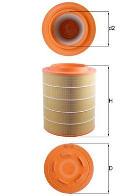 Mahle LX4076 - Air Filter