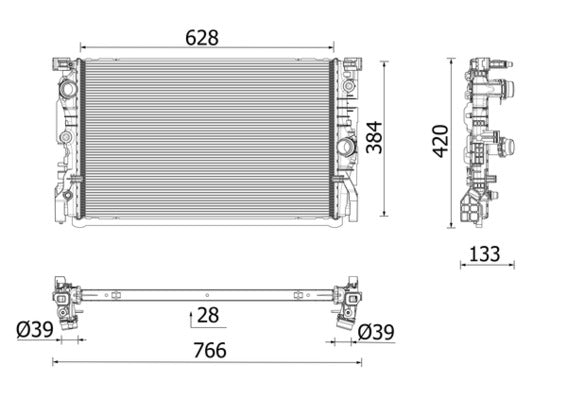 Mahle CR2696000P - Radiator, engine cooling