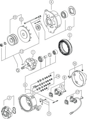 Mahle MG303 - Alternator