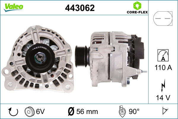 VALEO VAL443062 Alternator